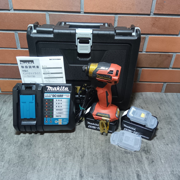 ◆マキタ(makita) インパクトドライバー 20周年モデル プレミアムレッド TD173DGXPR 【市川行徳店】