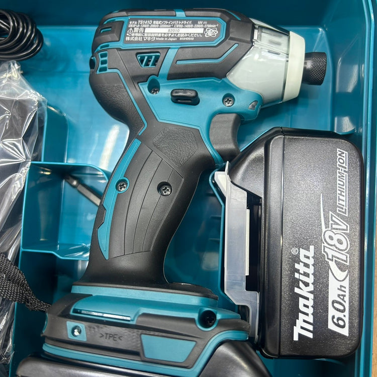 マキタ (makita) 18V コードレスソフトインパクトドライバー TS141DRGX フルセット 【船橋馬込店】