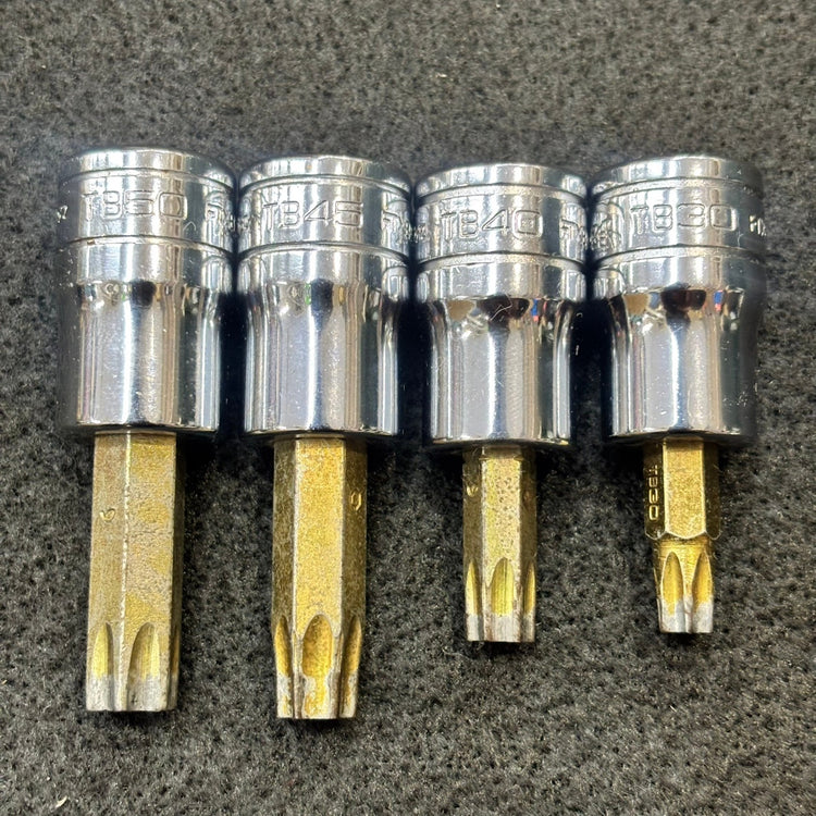 Snap-on スナップオン トルクスソケット 3/8 4個セット FIXB 【船橋馬込店】