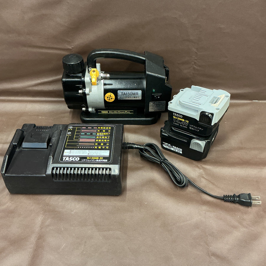 【中古・セット販売品】 タスコ(TASCO) 14.4V 真空ポンプ TA150MR バッテリ、充電器付き 【越谷店】