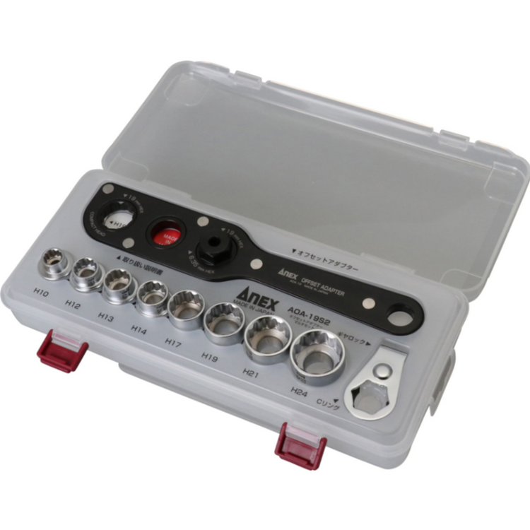オフセットアダプターソケットセット AOA-19S2 【野田愛宕店】