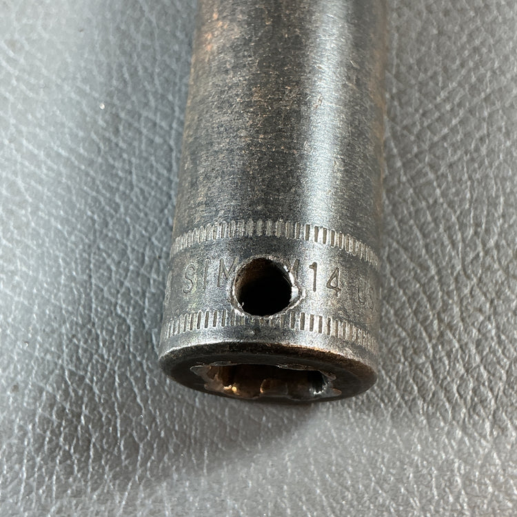 【中古】SNAP-ON 【14mm】 SIMFM14 ディープインパクトソケット 差込: 3/8dr 6角 旧ロゴ  【越谷店】