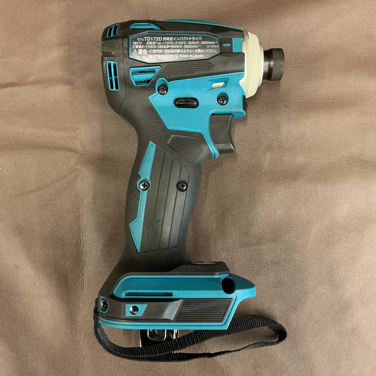 【中古・低使用】 マキタ makita 18V 充電式インパクトドライバ TD172DZ 【越谷店】