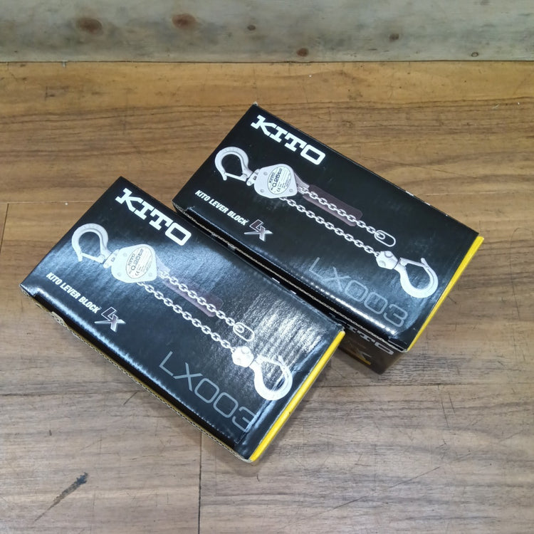 【未使用・2個セット】 キトー(KITO) レバーブロック LX003 0.25t  【船橋馬込店】