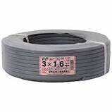 【未使用】 富士電線 VVFケーブル 3 x 1.6 mm 100m VVF163 灰 100m 【越谷店】