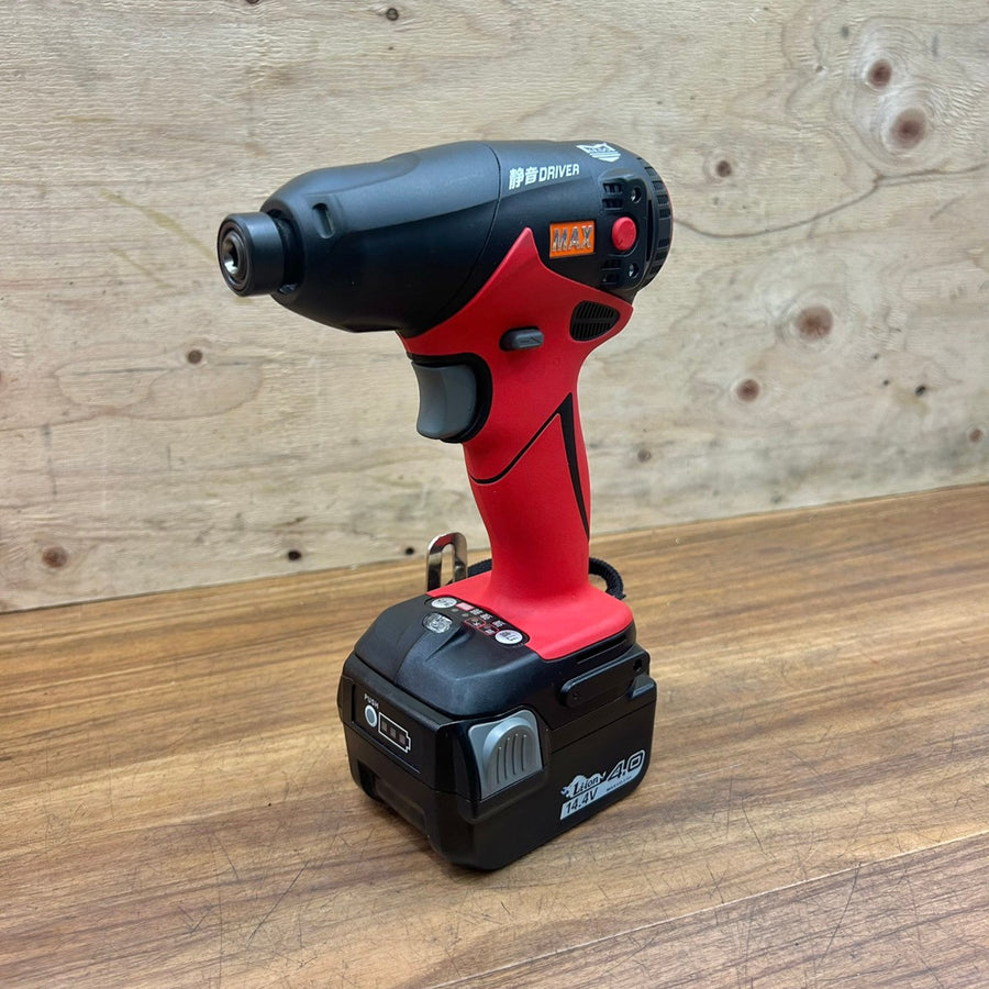 マックス (MAX) 充電式静音インパクトドライバー 本体 バッテリー付き 14.4V PJ-SD101 JP-L91440A 【船橋馬込店】