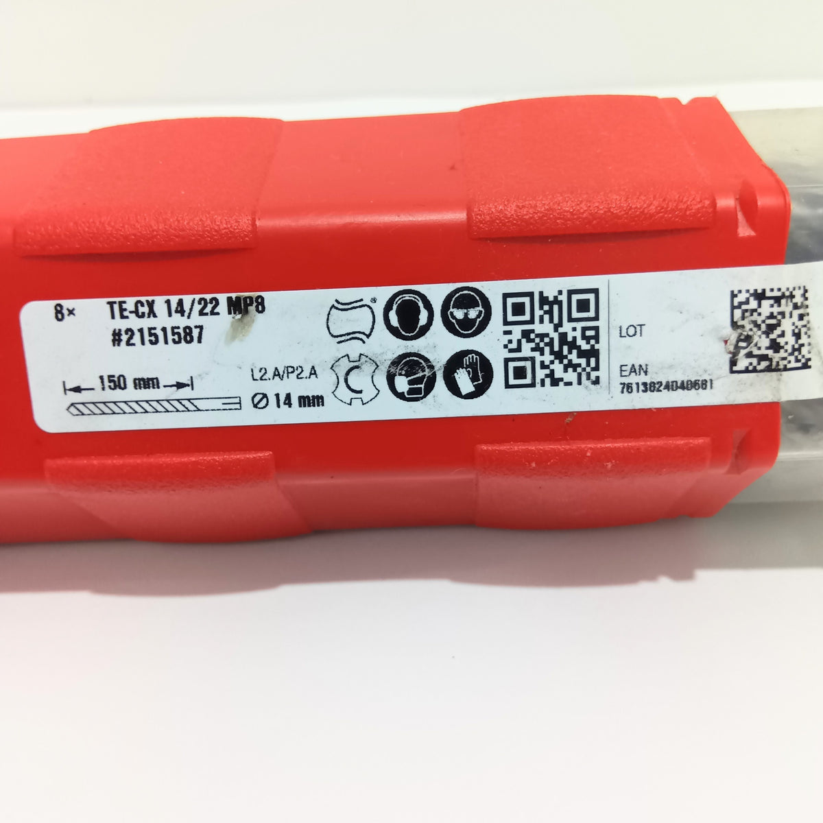 ヒルティ (HILTI) 8本入り ドリルビット SDSプラス #2151587 TE-CX 14/22 MP8 【船橋馬込店】