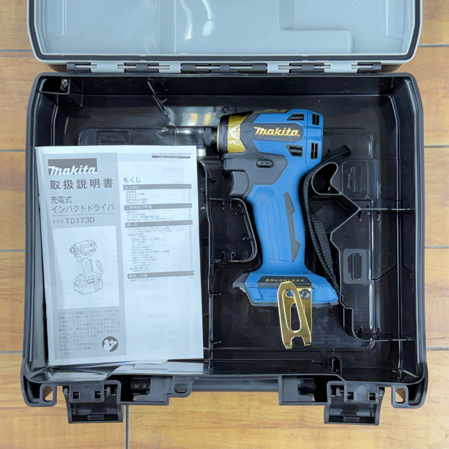 未使用 充電式インパクトドライバー 20周年モデル プレミアムブルー 本体のみ TD173DZPB 【リライズ蓮田店】