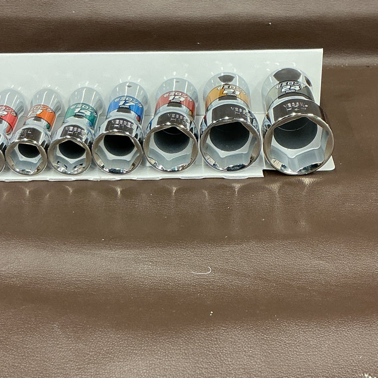 【美品中古】VESSEL 剛鍛セミロングソケット９本組 No.SL209PS 【越谷店】
