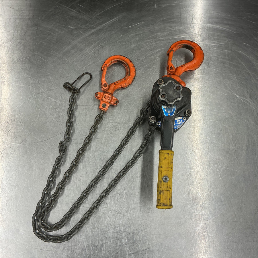 【中古現状品】象印(EREPHANT) レバーホイスト 0.5t YAD-50 【越谷店】
