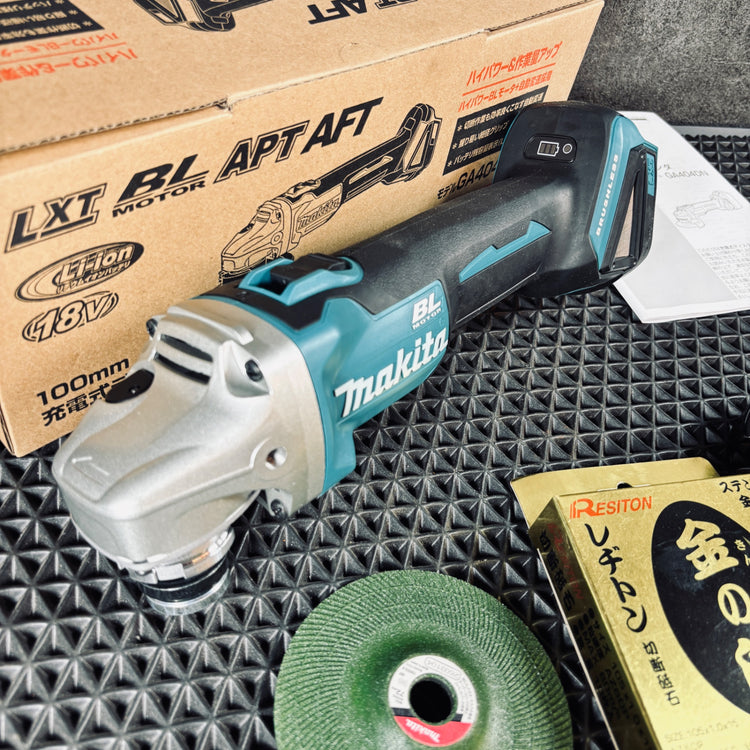 金の卵10枚付き！！マキタ(makita) 18V 充電式ディスクグラインダー GA404DN 【越谷店】