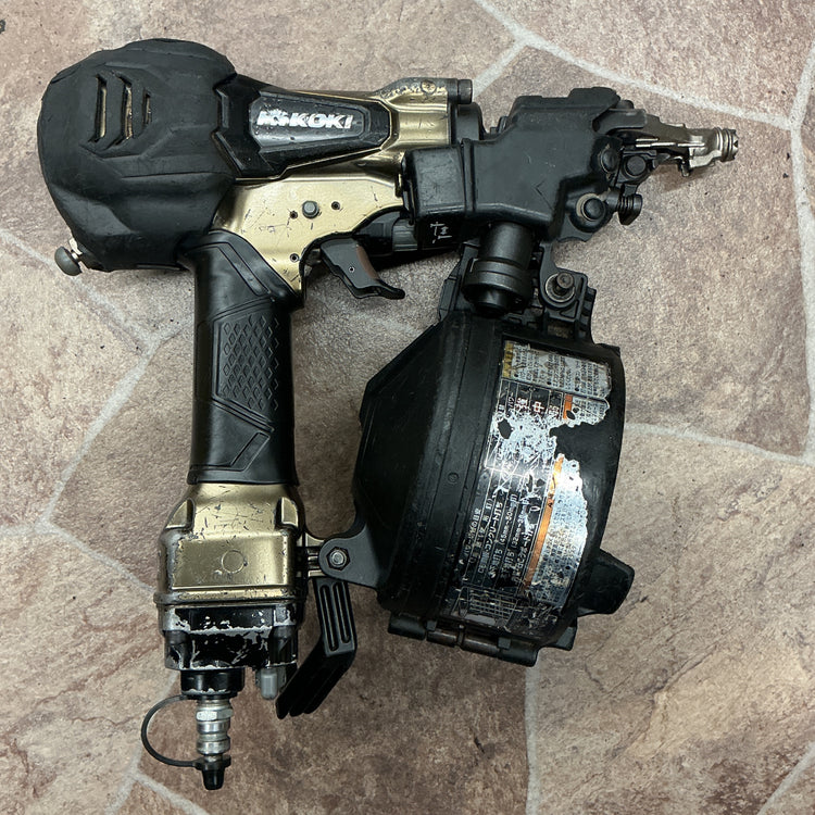 【中古・使用感あり・動作OK！】 ハイコーキ HiKOKI 50mm 高圧エア釘打ち機 NV50HR2(S) 強弱切替機構付き 本体のみ 【越谷店】