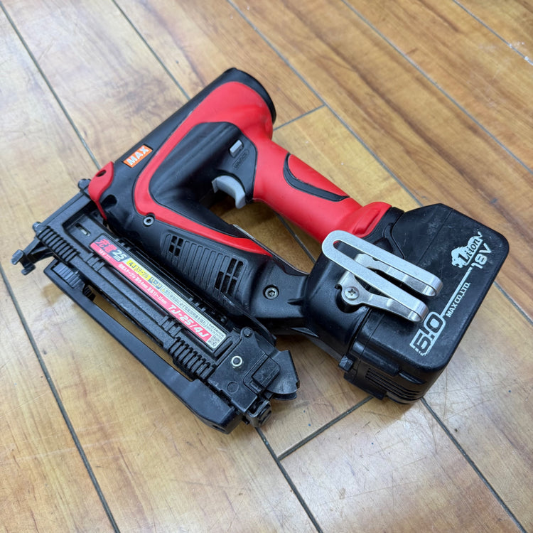 動作良好  幅4mm 18V 充電式タッカ TJ-25/4J バッテリー(18V/5.0Ah)付属【リライズ蓮田店】