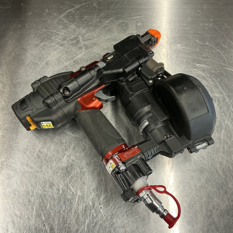 【中古・売り切りセール】 マックス MAX 41mm 高圧エアネジ打ち機 HV-R41G5-R 15mm石膏ボード対応 【越谷店】
