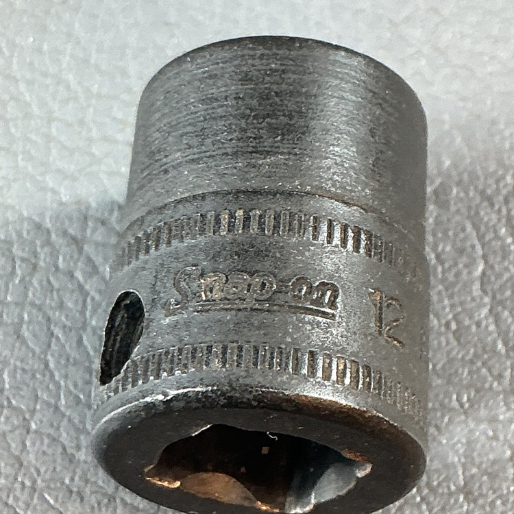 【中古】SNAP-ON 【12mm】 IMD 12 ？ インパクトソケット 差込: 3/8dr 12角 旧ロゴ  【越谷店】