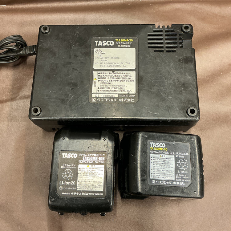 【中古・セット販売品】 タスコ(TASCO) 14.4V 真空ポンプ TA150MR バッテリ、充電器付き 【越谷店】