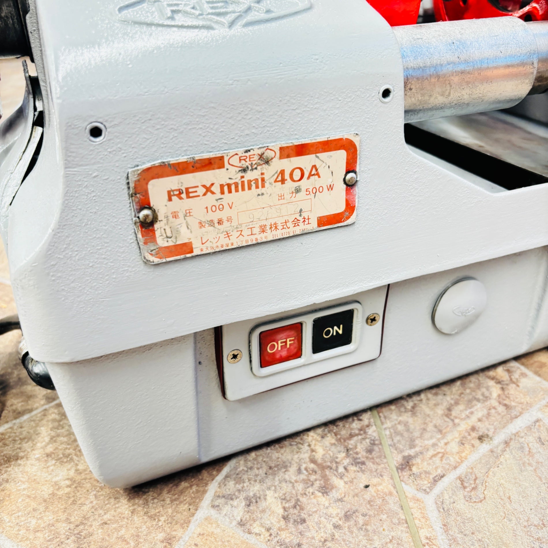 ◆レッキス(REX) ネジ切り機(パイプマシン) mini40A 【越谷店】