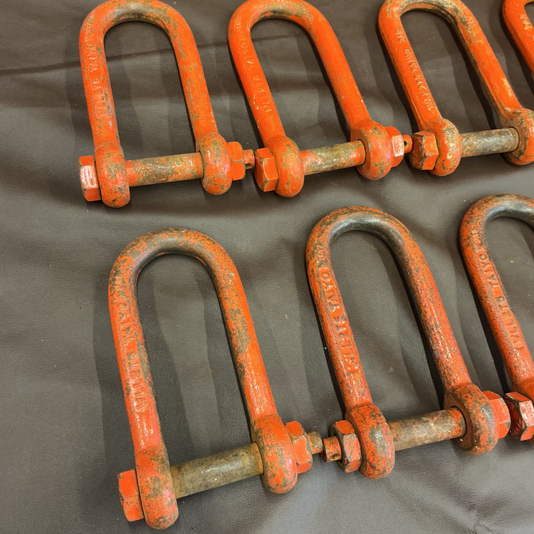【中古品・まとめ売り！】 大洋製器工業 (TAIYO) WLL2T5 シャックル 20個セット 使用荷重2.5トン(2500kg) 【越谷店】