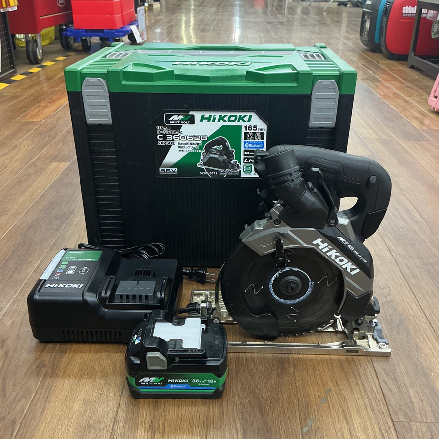 【中古・動作良好！】 ハイコーキ HiKOKI マルチボルト 165mm コードレスマルノコ C3606DB(2XPSZ)  【蓮田店】