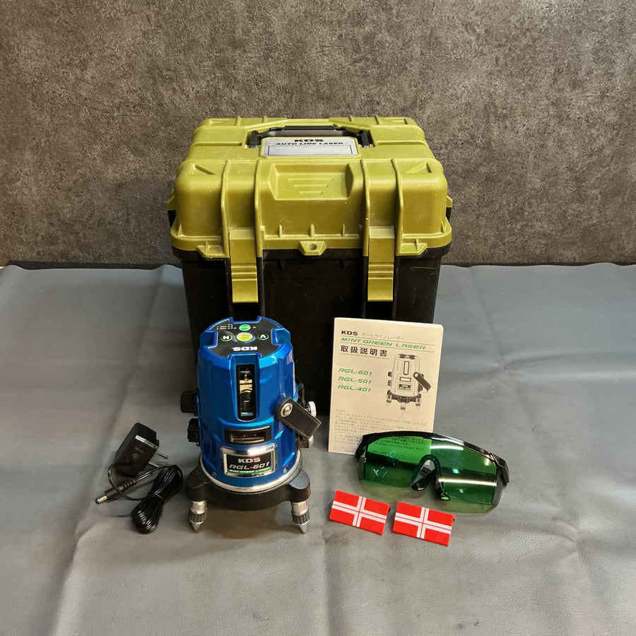 【中古】ムラテックKDS ミントグリーン レーザー墨出器 RGL-601 本体のみ  【越谷店】