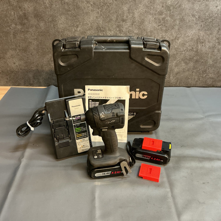 【中古】パナソニック(Panasonic) 充電式インパクトドライバ EZ75A7LS2F-B  【越谷店】