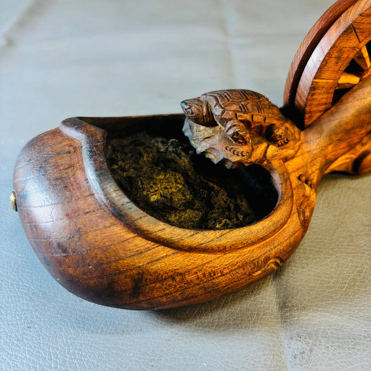 一文字宗秀作　墨壺　全長270mm 【越谷店】