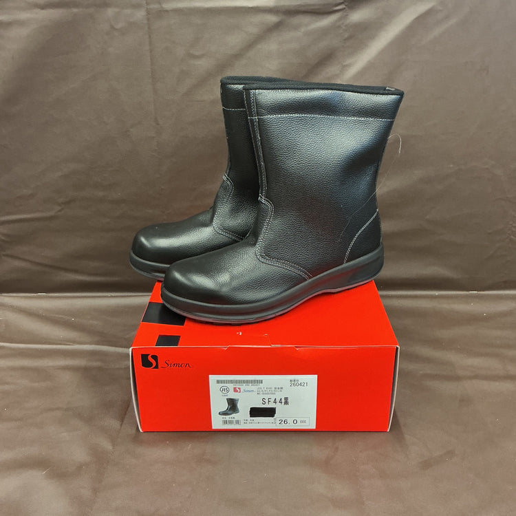 【未使用・箱にマッキー跡あり】 SIMON シモン 安全靴 半長靴 SF44 26.0cm 【越谷店】