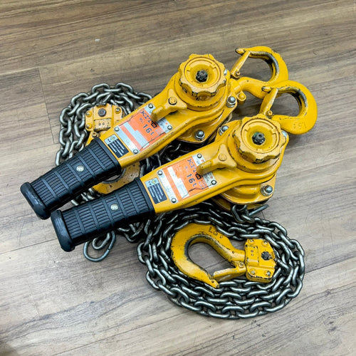 良品 2個セット KITO (キトー) 1.6t レバーブロック LB016 【船橋馬込店】