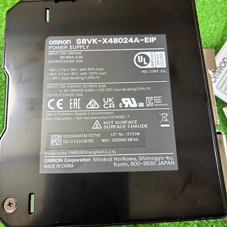 複数注文歓迎♪スイッチング電源 パワーサプライ S8VK-X48024A-EIP 24V/大容量20A/480W 【市川行徳店】