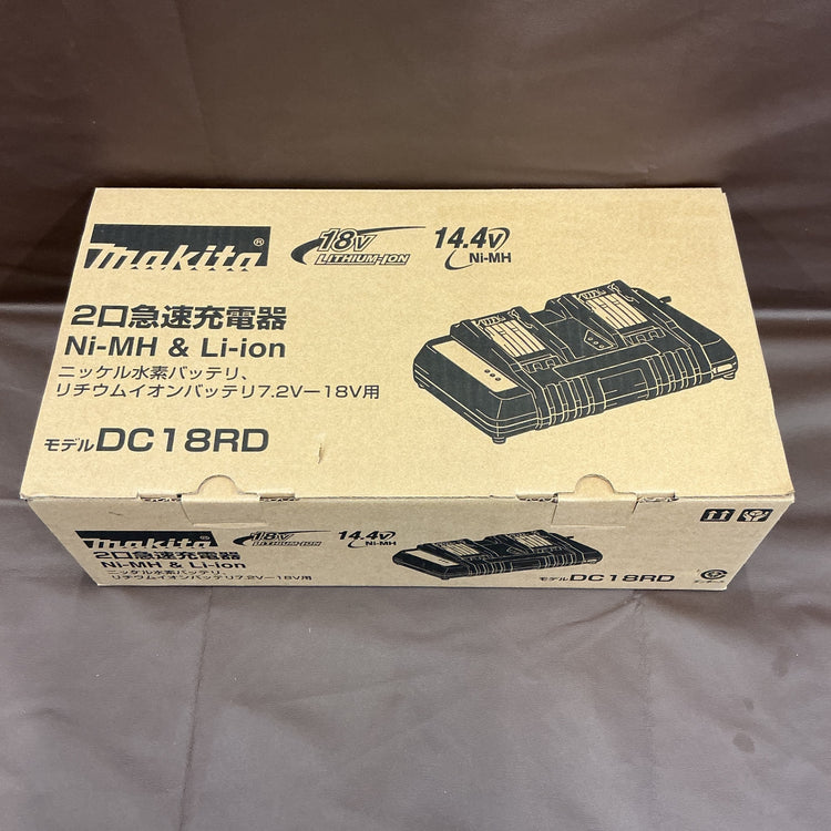 【未使用・箱キズあり】 マキタ makita 2口急速充電器 DC18RD 14.4V 18V 【越谷店】