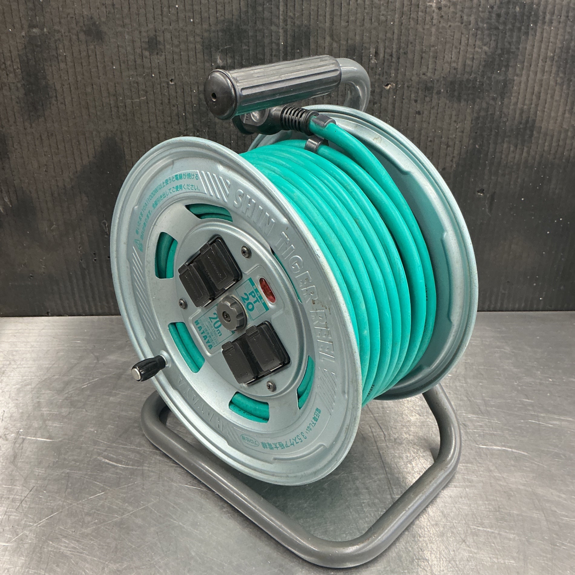 【中古】ハタヤリミテッド シンタイガーリール 単相100V 3.5sq 20m PT-20  【越谷店】