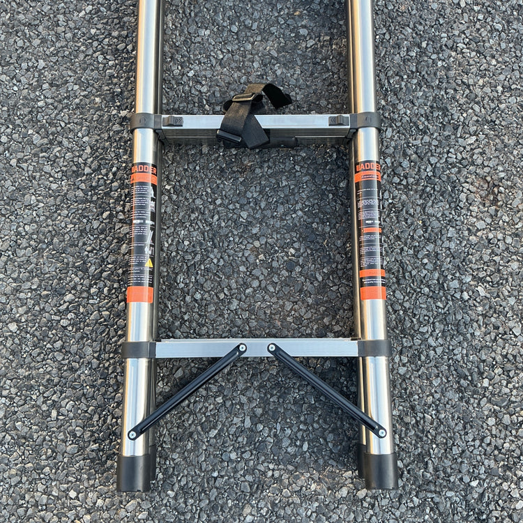 【中古・比較的綺麗です！】 メーカー不明 LADDER ステップ7段 伸縮脚立 高さ：約0.78~2.6m 【越谷店】