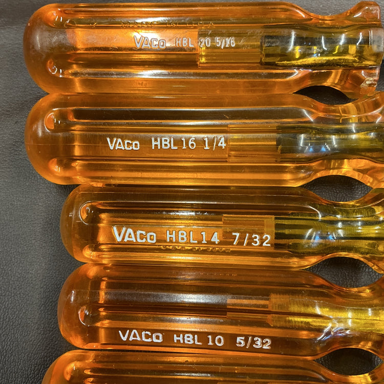 【中古】VACO ボールポイント六角ドライバー８本セット　made in USA  【越谷店】