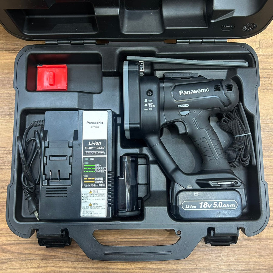 美品 パナソニック (Panasonic) コードレス全ネジカッター EZ45A8X-B デュアル (14.4V/18V対応) 【船橋馬込店】