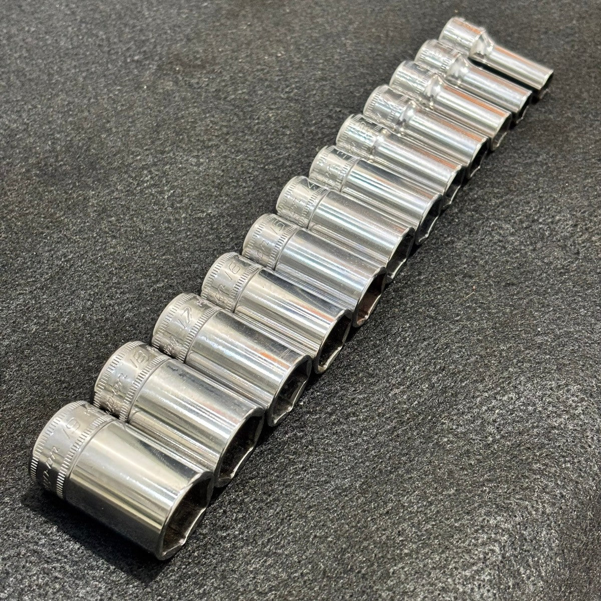 ▲Snap-on スナップオン 6角セミディープソケット FSMS 12個セット 【船橋馬込店】