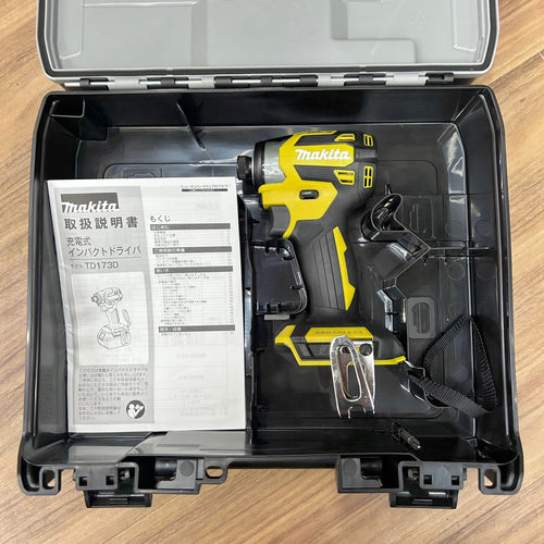 絶版カラー マキタ (makita) 18V コードレスインパクトドライバー TD173DZFY フレッシュイエロー 本体 ケース セット 【船橋馬込店】