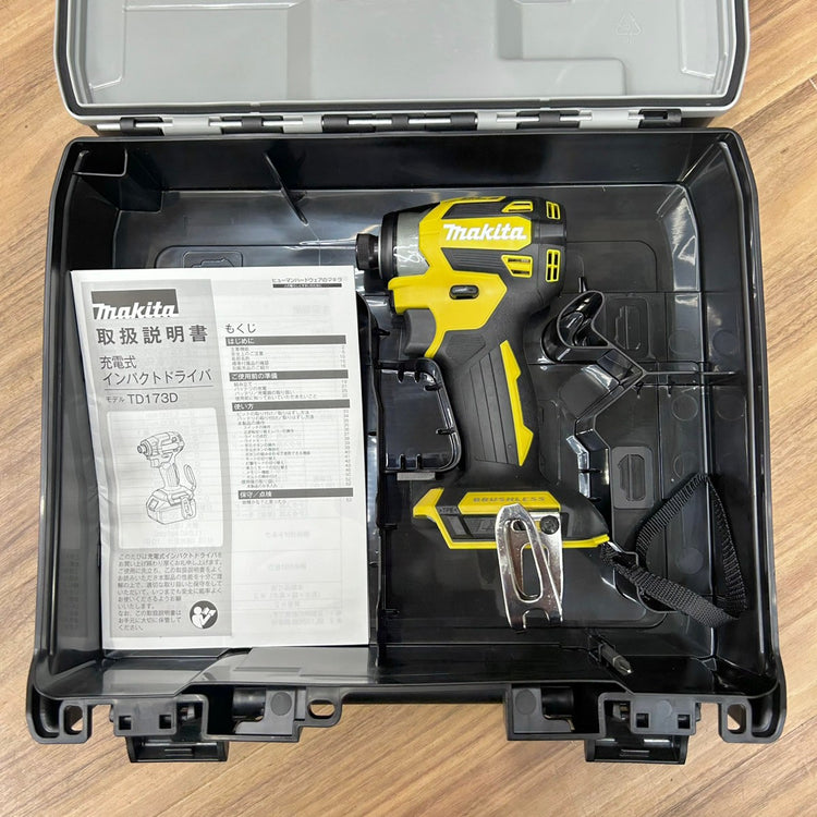 絶版カラー マキタ (makita) 18V コードレスインパクトドライバー TD173DZFY フレッシュイエロー 本体 ケース セット 【船橋馬込店】