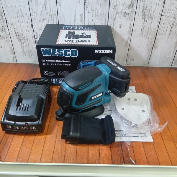 ウェスコ(WESCO)  WS2354 コードレスデルターサンダー 【野田愛宕店】