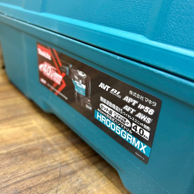 マキタ (makita) 40V 4Ah コードレスハンマードリル HR005GRMX 【船橋馬込店】