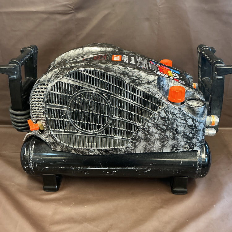 【ジャンク・圧力上がりません】 マックス MAX 高圧専用エアコンプレッサ AK-HL1270E2 限定色 ガイアシルバー 【越谷店】