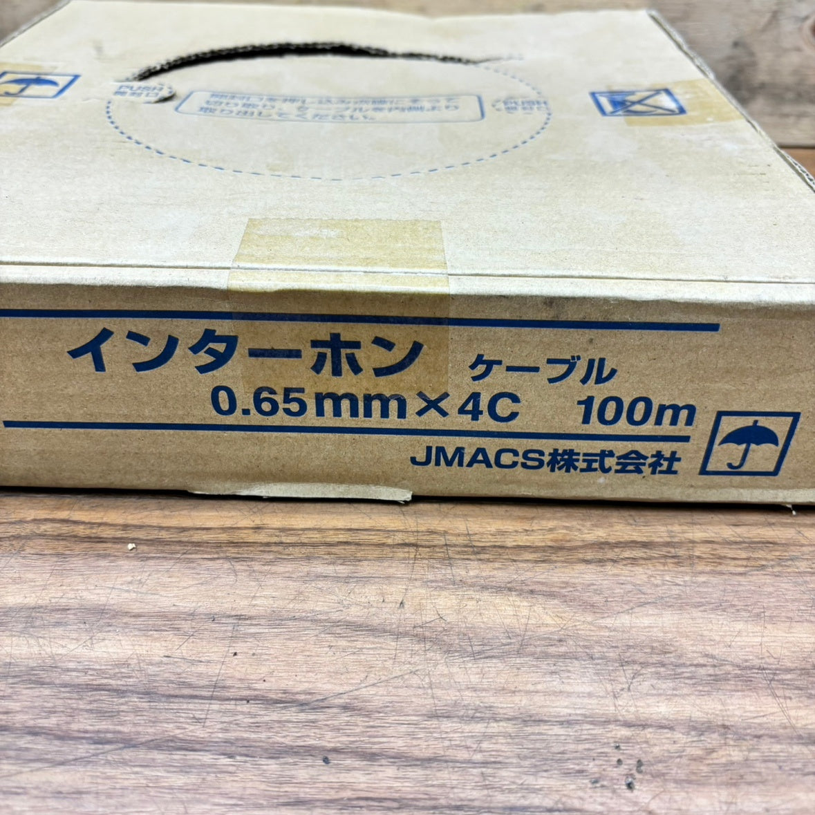 JMACS株式会社 インターホンケーブル 0.65mm×4C 100Ｍ 【船橋馬込店】
