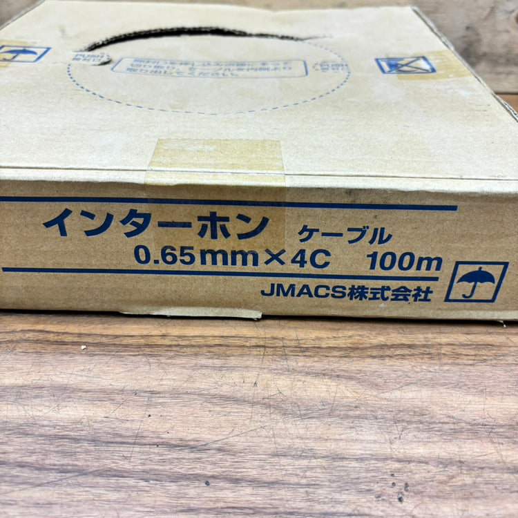 JMACS株式会社 インターホンケーブル 0.65mm×4C 100Ｍ 【船橋馬込店】