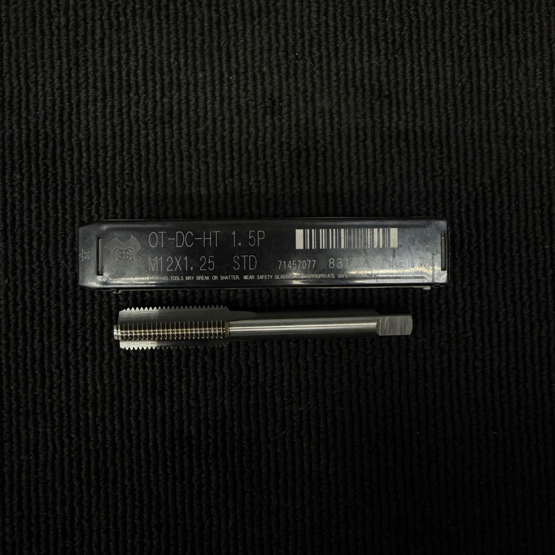 【ネコポス】極美品  超硬ダイカスト用ハンドタップ 8315527 OT-DC-HT-1.5P-OH4-M12X1.25 【リライズ蓮田店】