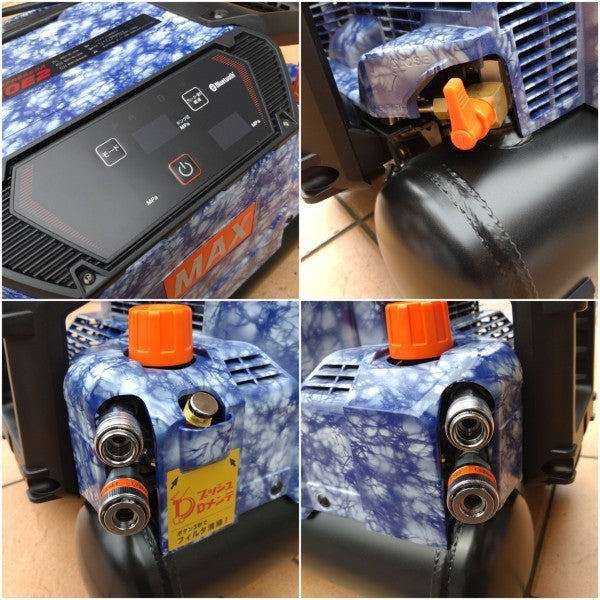 ◆マックス(MAX) 高圧専用エアコンプレッサー AK-HH1310E2_コバルトブルーホワイト【限定色】 【市川行徳店】