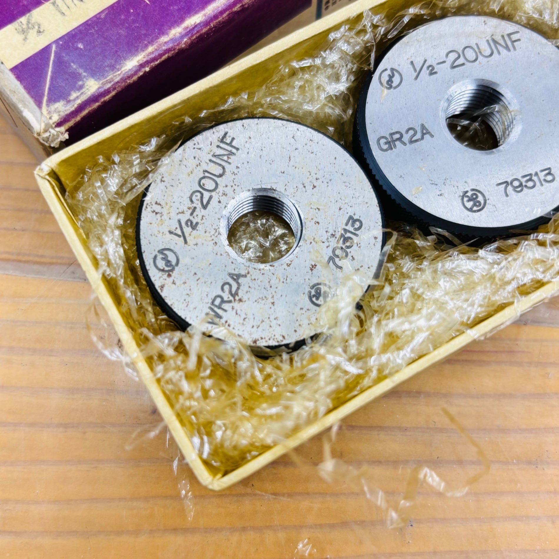 【ネコポス】保管品 未使用 ネジゲージ・ネジリングゲージ 1/2 UNF20 GRWR2A 【リライズ蓮田店】