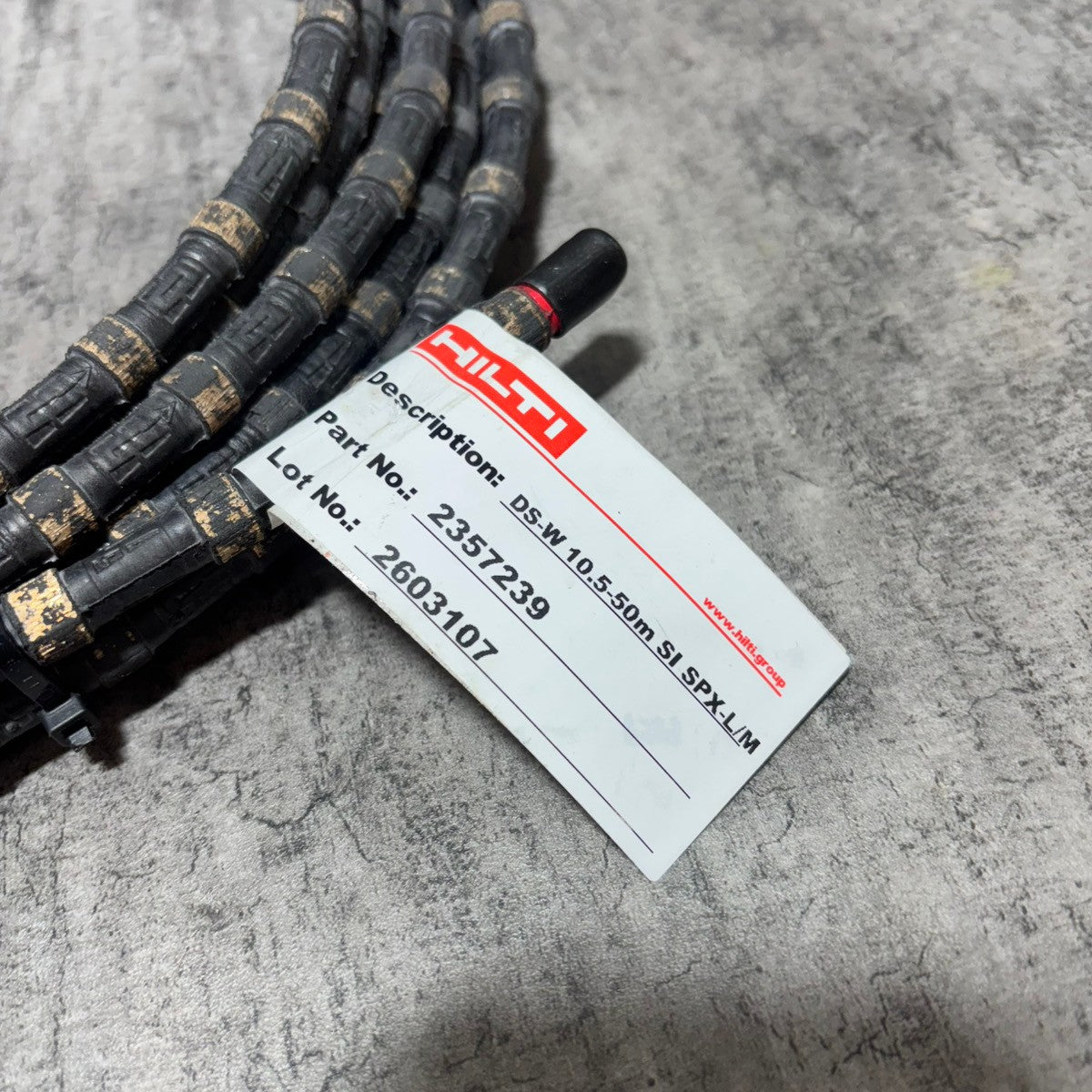 ヒルティダイヤモンドワイヤーSPX-L/M 約8ｍ 【市川行徳店】