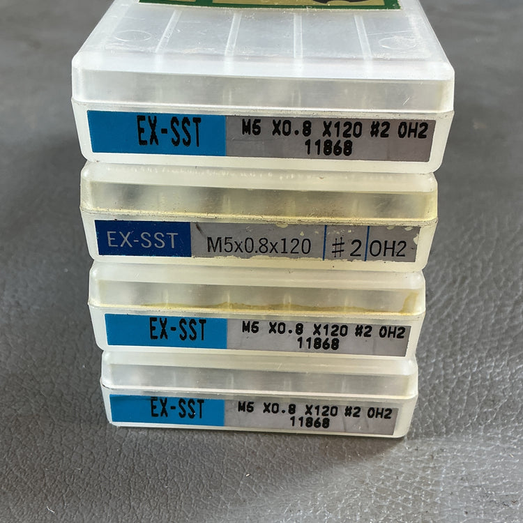 【未使用】OSG　ハンドタップ 一般用 ロングシャンク EXSST M5×0.8×120　5本入りが4箱  【越谷店】