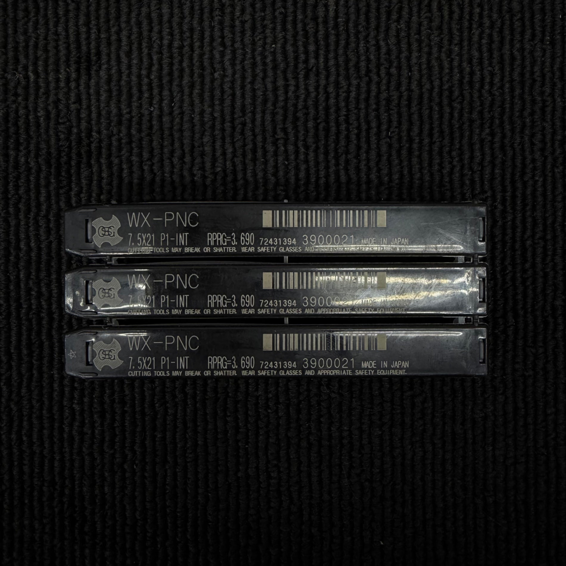 【ネコポス】未使用品 7.5mm 超硬プラネットカッタ WX-PNC-7.5X21XP1-INT 3900021 3個セット【リライズ蓮田店】