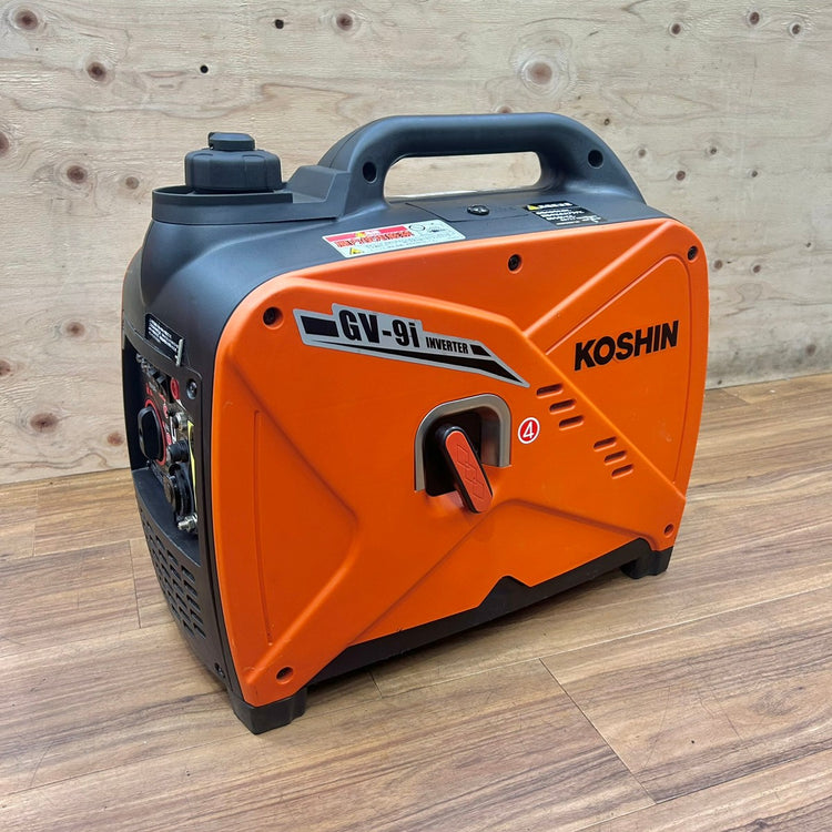 美品 工進 (KOSHIN) インバーター発電機 GV-9i 定格出力0.9kVA 【船橋馬込店】
