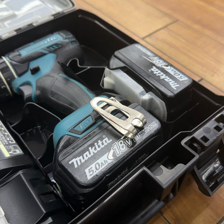 動作良好 18V コードレス振動ドリルドライバー HP480DRMX ※バッテリー2個BL1850になります【リライズ蓮田店】